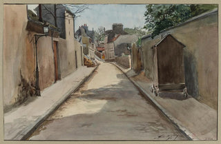 F Sguin - La rue Olivier de Serres prise de la rue Marmontel la rue de la Convention et rue Domsbale 3 tronon Vaugirard.webp