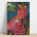 Reproduktion av målningen Faaturuma (melankolisk) - Paul Gauguin