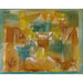 Reproduktion av målningen Façade Brown-Green - Paul Klee