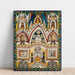 Väggmålning Västra fasaden av katedralen Saint-Adolf des Dix Saints i Saint-Adolf Heim - Adolf Wölfli
