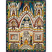 Väggmålning Västra fasaden av katedralen Saint-Adolf des Dix Saints i Saint-Adolf Heim - Adolf Wölfli