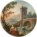 fiskarfamiljen - Charles-François Lacroix — vy av konstverket