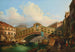 Venise, vy av Grand Canal med Rialto-bron - Fausto Antonioli — vy av konstverket