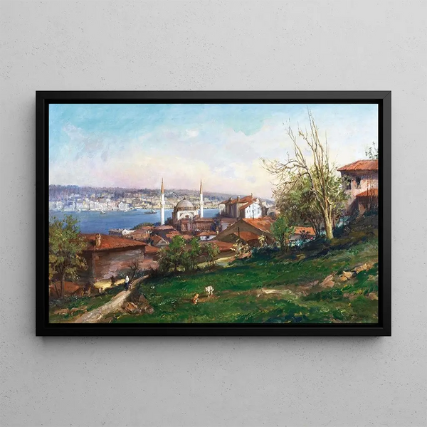 Fausto Zonaro - Istanbul on the Slopes of skdar.webp