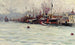 Port de Galata Istanbul - Fausto Zonaro — vy av konstverket