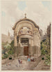 Chapelle de l'ancien collège des Lombards 15 rue des Carmes 5:e arrondissement - Fédor Hoffbauer — vy av konstverket