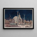 L'Exposition de Paris de 1900, La Porte Monumentale - Fédor Hoffbauer — inramlat konstverk på väggen
