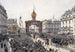 Promenader på boulevarderna, officiell procession under de Franco-Russiska festligheterna, Paris den 20 oktober 1893 - Fédor Hoffbauer — vy av konstverket
