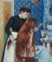 La coiffure - Federico Zandomeneghi — vy av konstverket