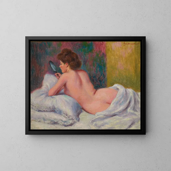 Le Matin - Federico Zandomeneghi — inramlat konstverk på väggen