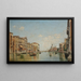 Vue du Grand Canal de Venise - Federico del Campo — inramlat konstverk på väggen
