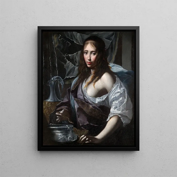 Felice Ficherelli - Artemisia Prepares To Drink The Ashes of Her Husband mausolus.webp