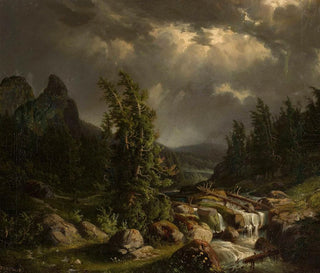 Feliks Brzozowski - Storm in the mountains.webp