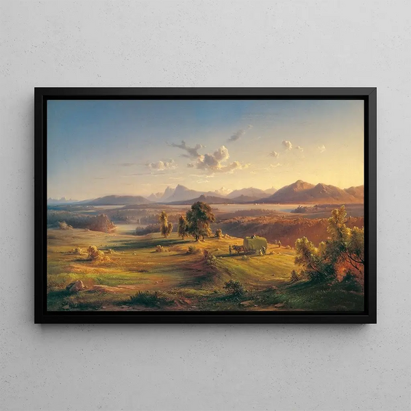 Felix von Schiller - Heuernte am Chiemsee.webp