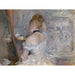 Reproduktion av målningen av kvinna vid sin toalett - Berthe Morisot