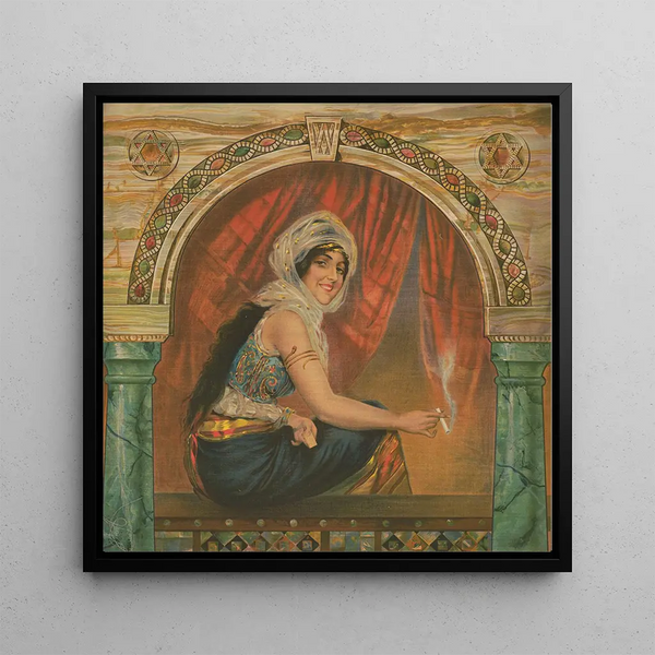 Femme assise à la fenêtre en train de fumer - Campbell Metzger Jacobson