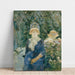 Reproduktion av målningen av kvinna i trädgården - Berthe Morisot