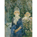 Reproduktion av målningen av kvinna i trädgården - Berthe Morisot