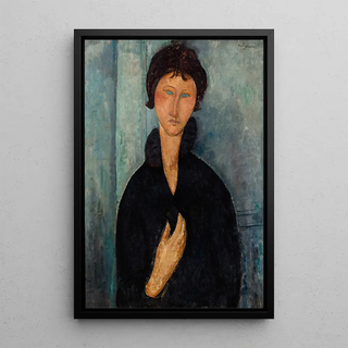 Kvinnan med blå ögon - Amedeo Modigliani