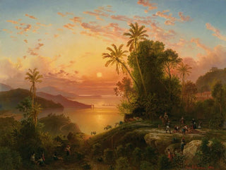 Ferdinand Bellermann - Costa De La Guaira A La Caida Del Sol.webp