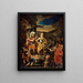Fabritius och Pyrrhus - Ferdinand Bol — inramlat konstverk på väggen