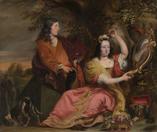 Ferdinand Bol - Jan van der Voort and his Sister Catharina with a Servant.webp