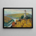Moldau - Ferdinand Engelmüller — inramlat konstverk på väggen