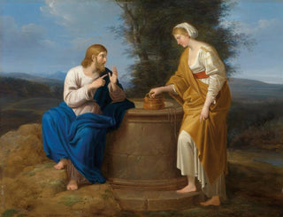 Ferdinand Georg Waldmller - Christ And The Samaritan Woman.webp