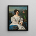 Countess Széchenyi - Ferdinand Georg Waldmüller — inramlat konstverk på väggen