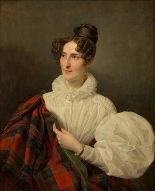 Ferdinand Georg Waldmller - Dame in weiem Kleid.webp