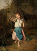 La fille violette - Ferdinand Georg Waldmüller — vy av konstverket