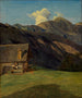 Le refuge alpin sur le Hoisenrad près d'Ischl - Ferdinand Georg Waldmüller — vy av konstverket