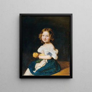 Ferdinand Georg Waldmller - Emilie Werner the daughter of the married couple Johann and Magdalena Werner.webp