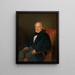 Johann Jakob Schwartz von Mohrenstern, fabriksdirektör och privatmedborgare - Ferdinand Georg Waldmüller — inramlat konstverk på väggen