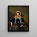 Joséphine Schwartz von Mohrenstern née Vicomtesse Goupy de Quabeck - Ferdinand Georg Waldmüller — inramlat konstverk på väggen