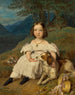 Julia Comtesse Apraxine - Ferdinand Georg Waldmüller — vy av konstverket