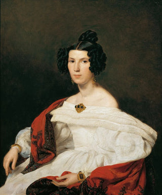 Ferdinand Georg Waldmller - The wife of court official Josef von Stadler.webp