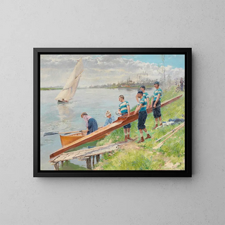 Ferdinand Gueldry - Launching the boat.webp