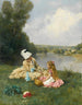 sommar dagar nära Giverny, Frankrike - Ferdinand Heilbuth — vy av konstverket