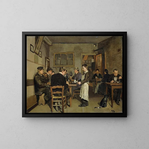 Maison d'hôtes - Ferdinand Hodler — inramlat konstverk på väggen