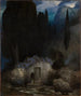 Böcklins grav - Ferdinand Keller — vy av konstverket