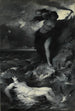 Héro och Léandre - Ferdinand Keller — vy av konstverket