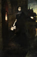 romantisk scen - Ferdinand Keller — vy av konstverket