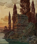 Skymning vid stranden - Ferdinand Knab — vy av konstverket
