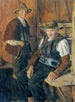 Les agriculteurs de Sarntheiner - Ferdinand Kruis — vy av konstverket
