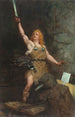 Siegfried vid smedjan - Ferdinand Leeke — vy av konstverket