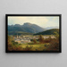Vue sur Ischl et la Kaiservilla - Ferdinand Lepié — inramlat konstverk på väggen