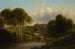 En båt på Susquehanna - Ferdinand Richardt — vy av konstverket