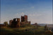 Vue du château en ruine de Hammershus - Ferdinand Richardt — vy av konstverket