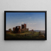 Vue du château en ruine de Hammershus - Ferdinand Richardt — inramlat konstverk på väggen